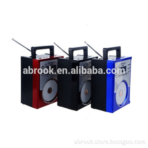 Box style led chinese mini hifi portable speaker with usb port